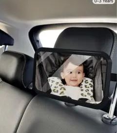 ベビー 車 リアビューミラー 360度回転