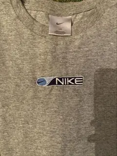 00s アーカイブ　古着 y2k ナイキ　ロゴ　刺繍　カットソー　半袖　Tシャツ