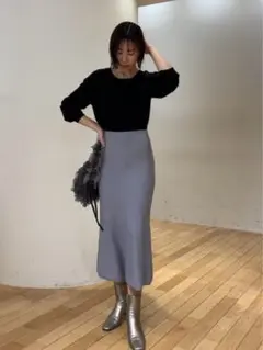 LAGUNAMOON ナローニットスカート