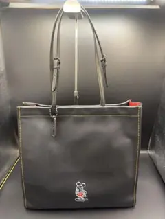COACH ディズニー ミッキー トートバッグ 黒