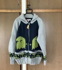 【激レア】XLARGE パックマン　ニットジャケット コラボニット　Lサイズのサムネイル
