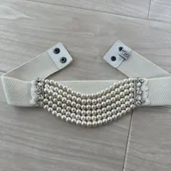 ホワイトパール　ベルト　レア商品♡