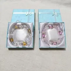 開運　幸運　金運　ブレスレット　セット　男女ペア