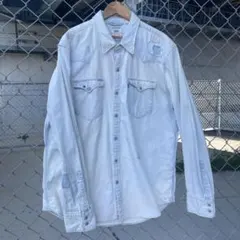 リーバイス LEVI’S デニムシャツ ウエスタンシャツ リペア ボロ 90s