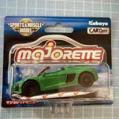 ♦️マジョレットミニカーアウディR8 スパイダー　カード付ブリスターパック