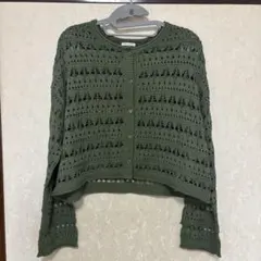 GU透かし編みカーディガン(長袖)のサムネイル
