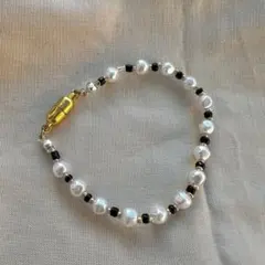 ハンドメイド パール ビーズ ブレスレット