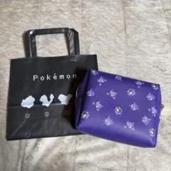 ポケモン メリーチョコレート ポーチ ゴース ゴースト ゲンガー ショッパー付き
