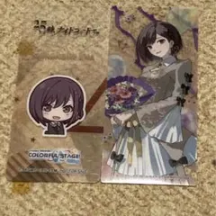 東雲絵名 クリア しおり アニメイト特典 ニーゴ プロセカ 2枚セット