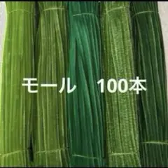 緑系　モール　手芸