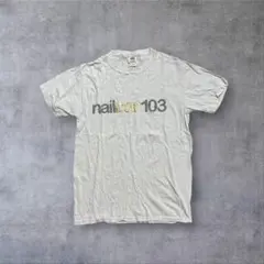FRUIT OF THE LOOM nailbar103 ロゴTシャツ ホワイト