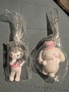 サンリオキャラクターズ　ミニチュアチャーム　ライブキャラクター　クロミ　シナモン