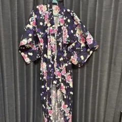 浴衣 帯 巾着 3点セット 花柄 浴衣 帯 巾着 3点セット 花柄 ブラック - メルカリ