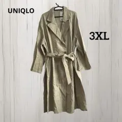 8x23 ユニクロ リネンコットンコート 3XLのサムネイル
