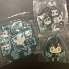 鬼滅の刃★時透無一郎ラバーマスコット3点