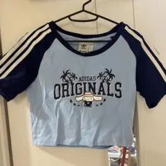 adidas Hello Kitty クロップドTシャツ XL