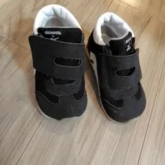 ミキハウス×ミズノ ベビーシューズ ブラック 14.0cm