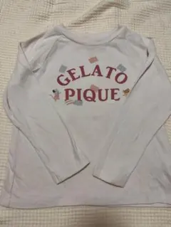 ジェラートピケ 長袖Tシャツ S 110~120