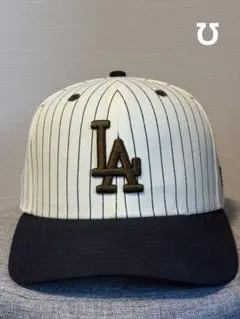 NEW ERA 59FIFTY LA クローム ネイビーバイザー　7 1/4