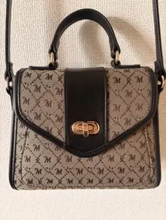 MOUSSY ショルダーバッグ バンドバッグ 黒 ベージュ