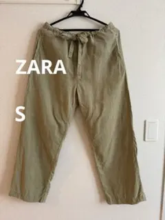 ZARA オリーブグリーン カジュアルパンツ Sサイズ