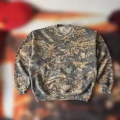 JERZEES ジャージーズ スウェット 90s リアルツリー L カモフラ