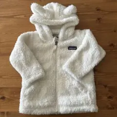 patagonia フード付きアウター 6-12M ホワイト