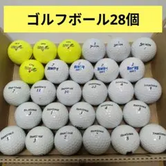 中古　ゴルフボール28個　球は沢山あると安心　送料込みのサムネイル