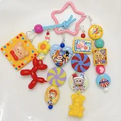 ラブブ＊じゃらじゃらストラップ＊キーホルダー＊ハンドメイド