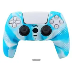 (G32) 単品　PS５コントローラーカバー　マーブルブルー