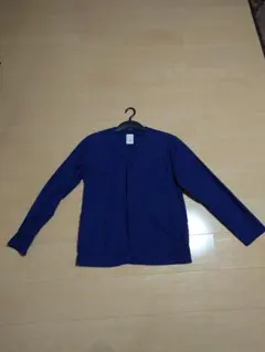 BACK NUMBER ネイビー Vネックシャツ Lサイズ