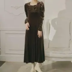 Ackaベロアワンピース オケージョン ドレス ロングワンピース | Mercari