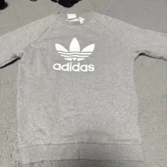 adidas Originals トレフォイル スウェット グレーのサムネイル