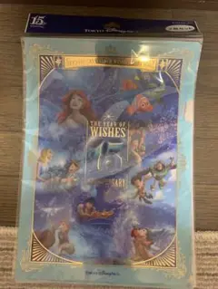 未開封　ディズニーシー　15周年　クリアファイル　2枚組