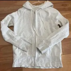 【処分セール】無印良品　フード付き　グレー　スウェットパーカー