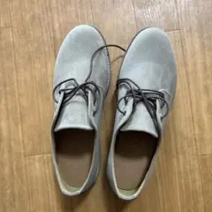 グレー スエード レースアップシューズ サイズはLサイズです。