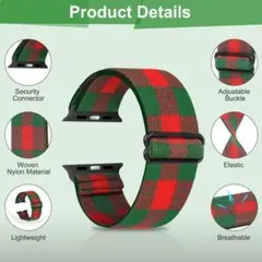 値下げしました　42mm　カラフル　交換　ナイロン　弾性　バンド Apple 9