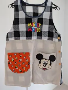ポ*ェ様 ミッキー　エプロン