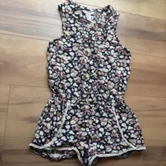 FOREVER 21 GIRLS 花柄 ノースリーブ ロンパースのサムネイル