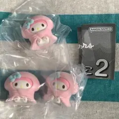 サンリオ おふとんかぶりっこ2 マイメロディ 3個セット フィギュア ガチャ