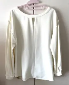 オフホワイト　ブラウス　2way ジョイントワークス　シンプリシテェ