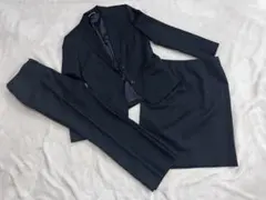 n line by noxomi 黒 パンツスーツ 上下