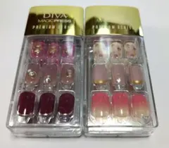 DIVA MAGIC PRESS PREMIUM ネイルチップ2箱セット