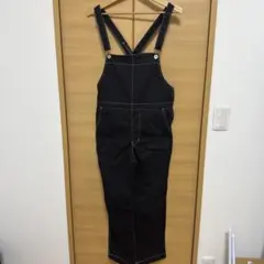 オーバーオール黒　universal overall