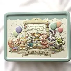 ディズニーシー　ダッフィーアンドフレンズ　 クッキー缶　空缶