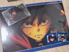 鬼滅の刃　冨岡義勇　缶バッジ　ランチョンマットケース　アクリルスタンド　グッズ