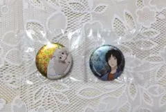 夏目友人帳 おみくじ缶バッジ 2点