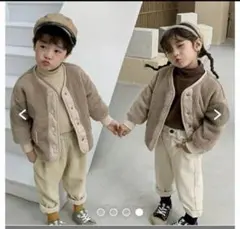 キッズ　アウター　コート　ジャケット　ボア　韓国　子供服