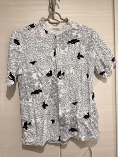 sou sou 高嶋紬　半袖シャツ　さえずりのサムネイル