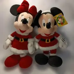 SEGA ミッキー＆ミニー クリスマスぬいぐるみ 2体セット　非売品